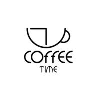 coffee time concept vector design template N2