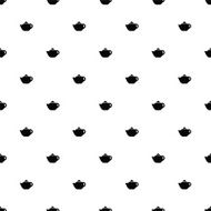 Vector seamless pattern teapot