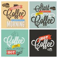 vintage coffe card