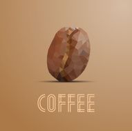 Coffe Bean from Triangles
