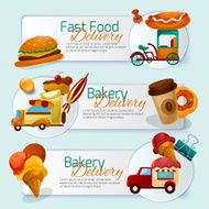 Food Delivery Banner Set