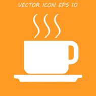 coffe vector illustration Flat design style