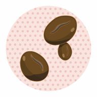 coffee bean theme elements N12
