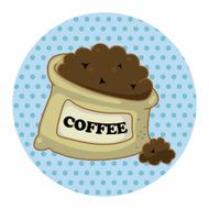 coffee bean theme elements N13