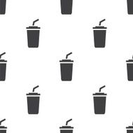 coffee vector seamless pattern