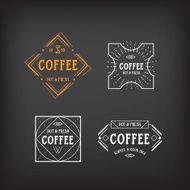 Coffee menu badges N2