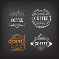 Coffee menu badges N3