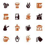 Coffee Color Series icons l EPS 10
