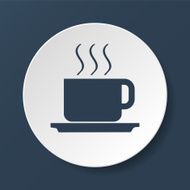 coffe vector illustration Flat design style N3