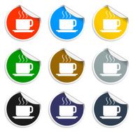 coffe vector illustration Flat design style N5
