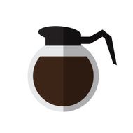 Coffee pot vector illustration