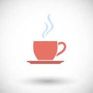Cafe flat single icon N2