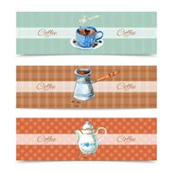 Coffee banners set N2