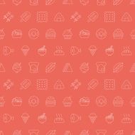 food line icon pattern set N2