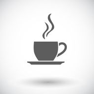 Cafe flat single icon N3