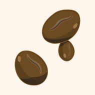 coffee bean theme elements N20