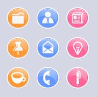 Website icon great for any use Vector EPS10 N2
