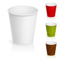 Cardboard coffee cups