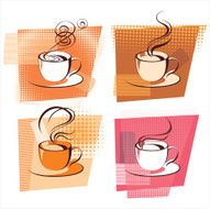 colorful cups