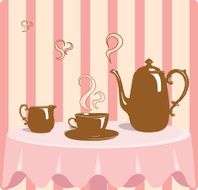 Retro style coffee