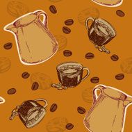 Coffee Seamless Pattern N15