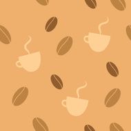 Coffee seamless background N2