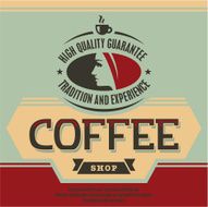 Retro Vintage Coffee Label