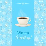 Winter greetings card