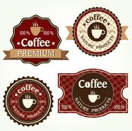 coffee label - Illustration