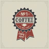Vintage Card with coffee N2