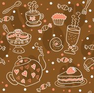 Tea And Coffee Pattern