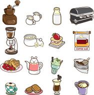 cartoon coffee icon N3