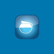 coffee button icon flat vector illustration eps10 N4