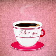 Coffee Valentine cup