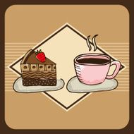 delicious coffee and cake