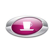 Mug Sign Pink Vector Icon Button