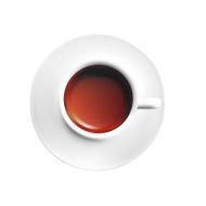White porcelain Cup of black coffee N2
