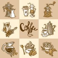 Coffee Decorative Set