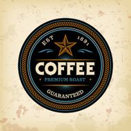 coffee label N18