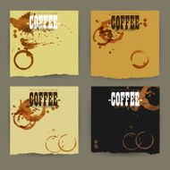 Set of Coffee Labels N6