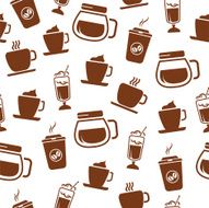 seamless coffee pattern N15