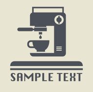 Coffee machine icon N3