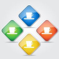 Mug Sign Colorful Vector Icon Design N2