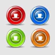 Mug Sign Colorful Vector Icon Design N3