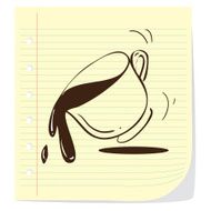 Spilled Coffee Doodle