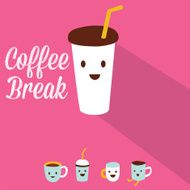 poster coffee break design