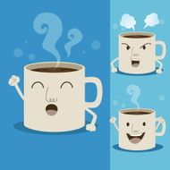 Cup of coffee cartoon