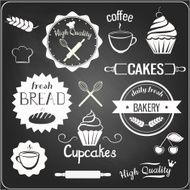 Bakery labels and items