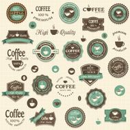 Set of Coffee Labels N7