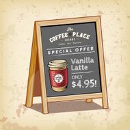 Coffee &amp; Tea Objects - Signboard
